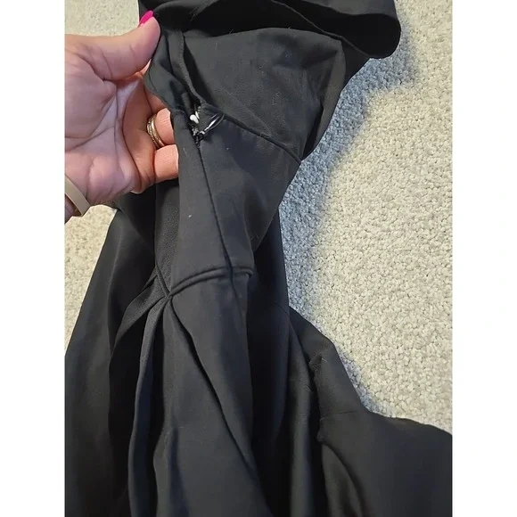 Kenzo Womens Black Front Wrap Knee‎ Length Dress Sz 38 Academia Office Business